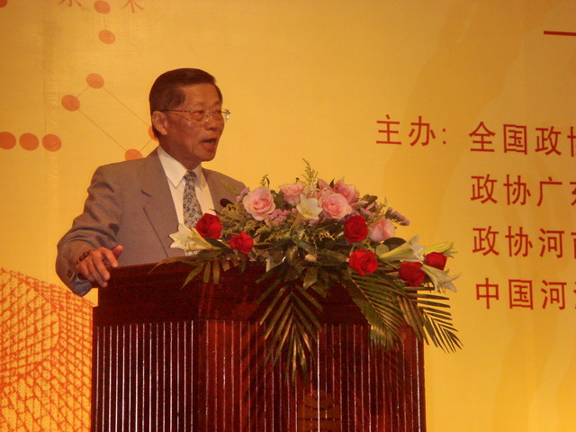 在河洛文化學術研討會講話
