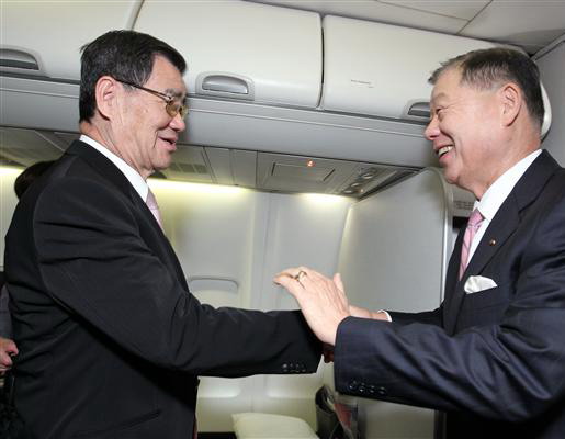 蕭萬長今返台圓滿達成任务
