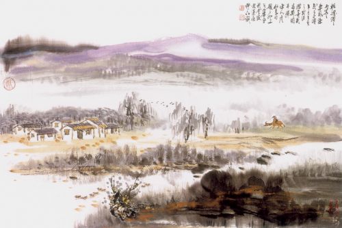 蕭平愛蓮愛画成痴