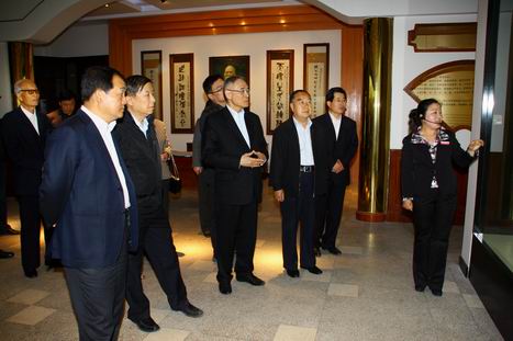 于右任侄外孫劉遵義訪三原
