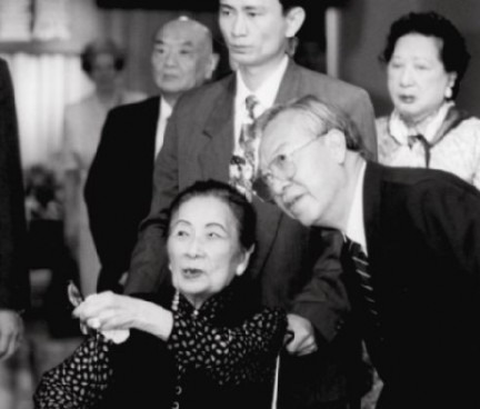 歐豪年探望宋美齢