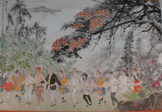 主题画萧和作和谐