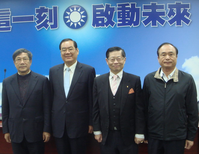 国民党常会厅难得一见影作