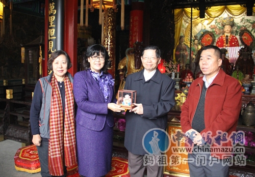 首谒天津天后宫喜结两岸缘