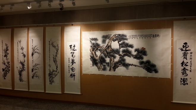 花莲文化局展书画琳琅满目