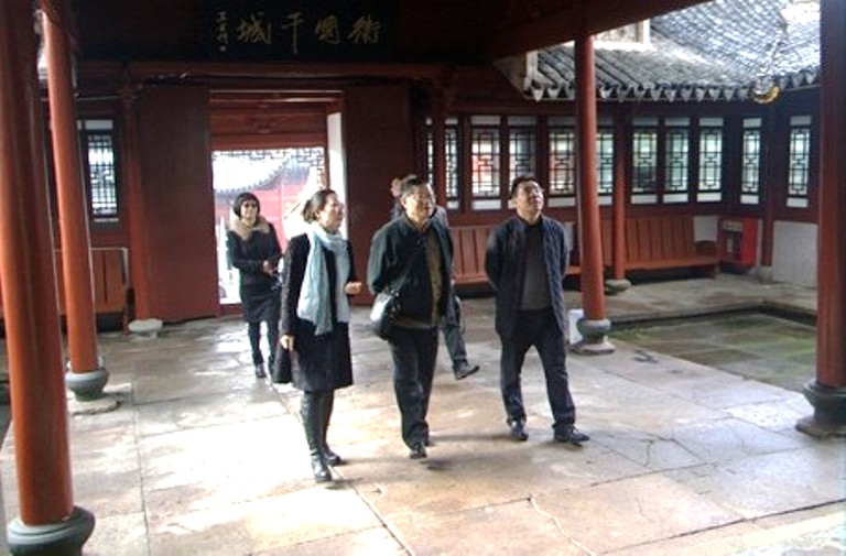 粥长参观台州戚继光纪念馆