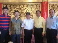 丁之發會見長泰連文成會長