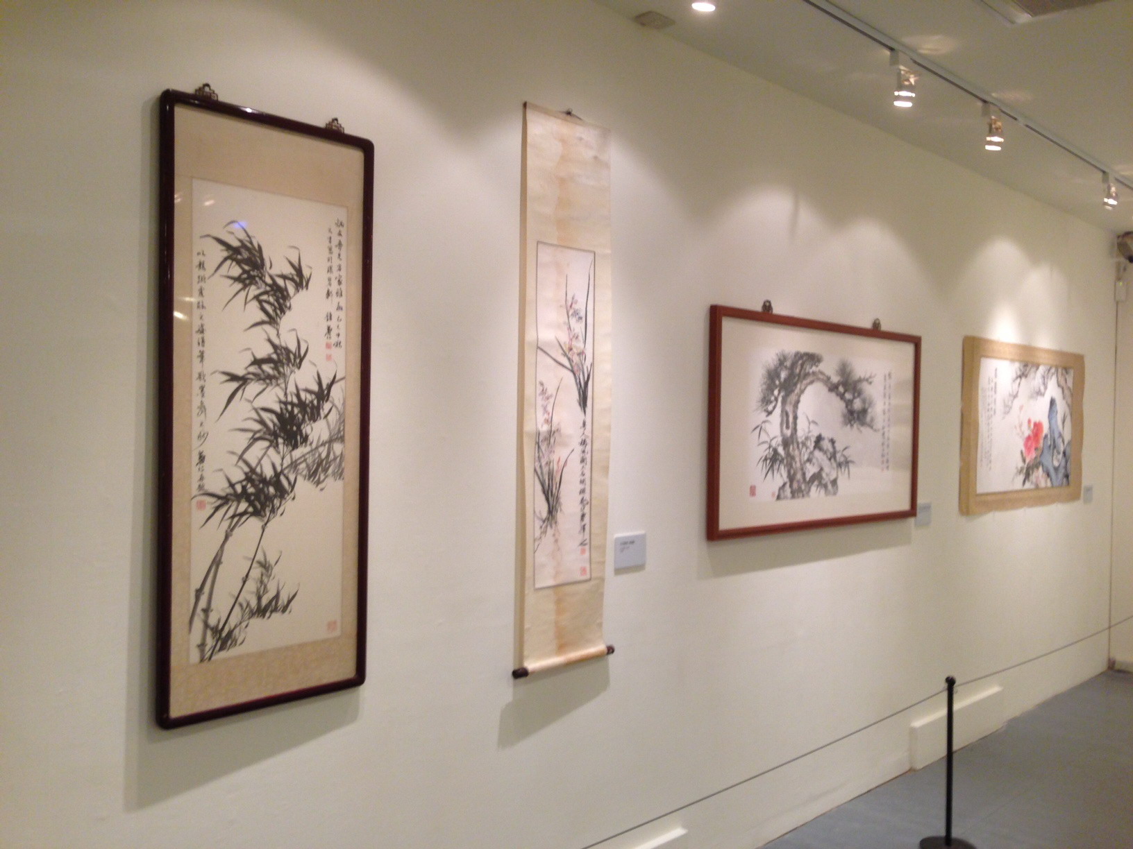 展场展墙粥贤作品美不胜收