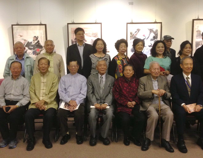 粥友百人书画参加埔光联展