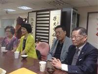 会见北京国台办政党局干部