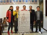 唐健风绘圣像赠灵溪妈祖庙