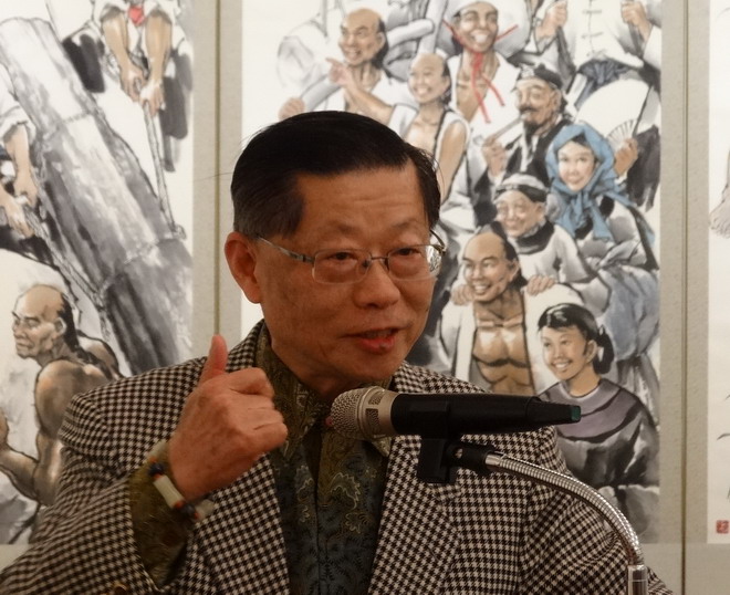 赏一个神字概括王恺人物画