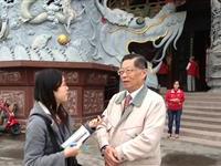 受访强调巡礼妈祖庙近三十