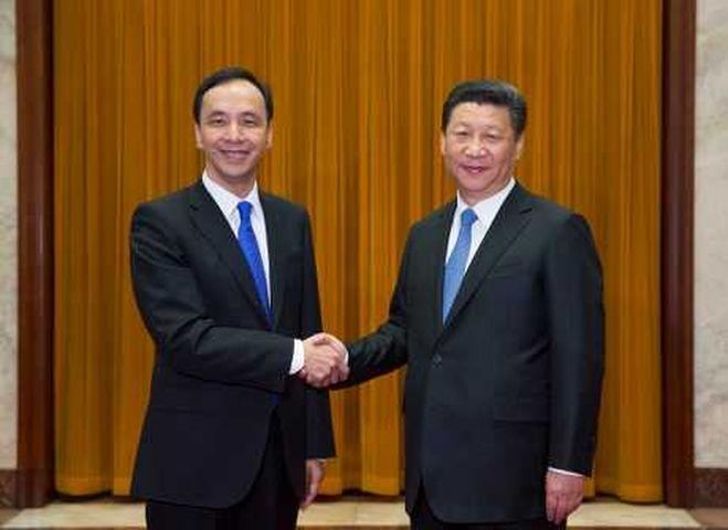 朱习会中提到两岸同属一中